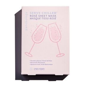 Patchology Serve Chilled Rose Sheet Mask - 4 pack